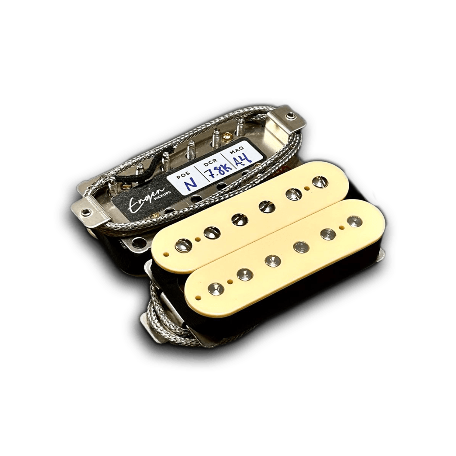 Håndviklet humbucker med cream-kapper